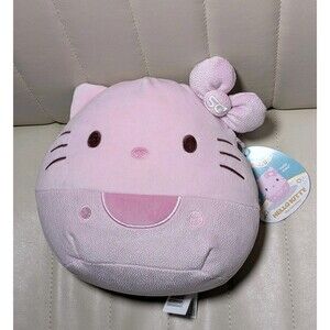 Sanrio Hello Kitty 50th Anniversary Monochrome Pink 8" Plush Squishmallows